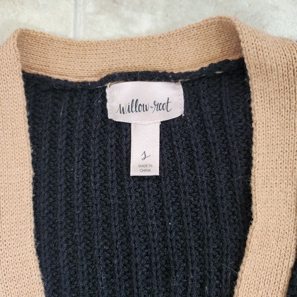 Willow Root Colorblock Cardigan Sweater - Size Large - Picture 3 of 8
